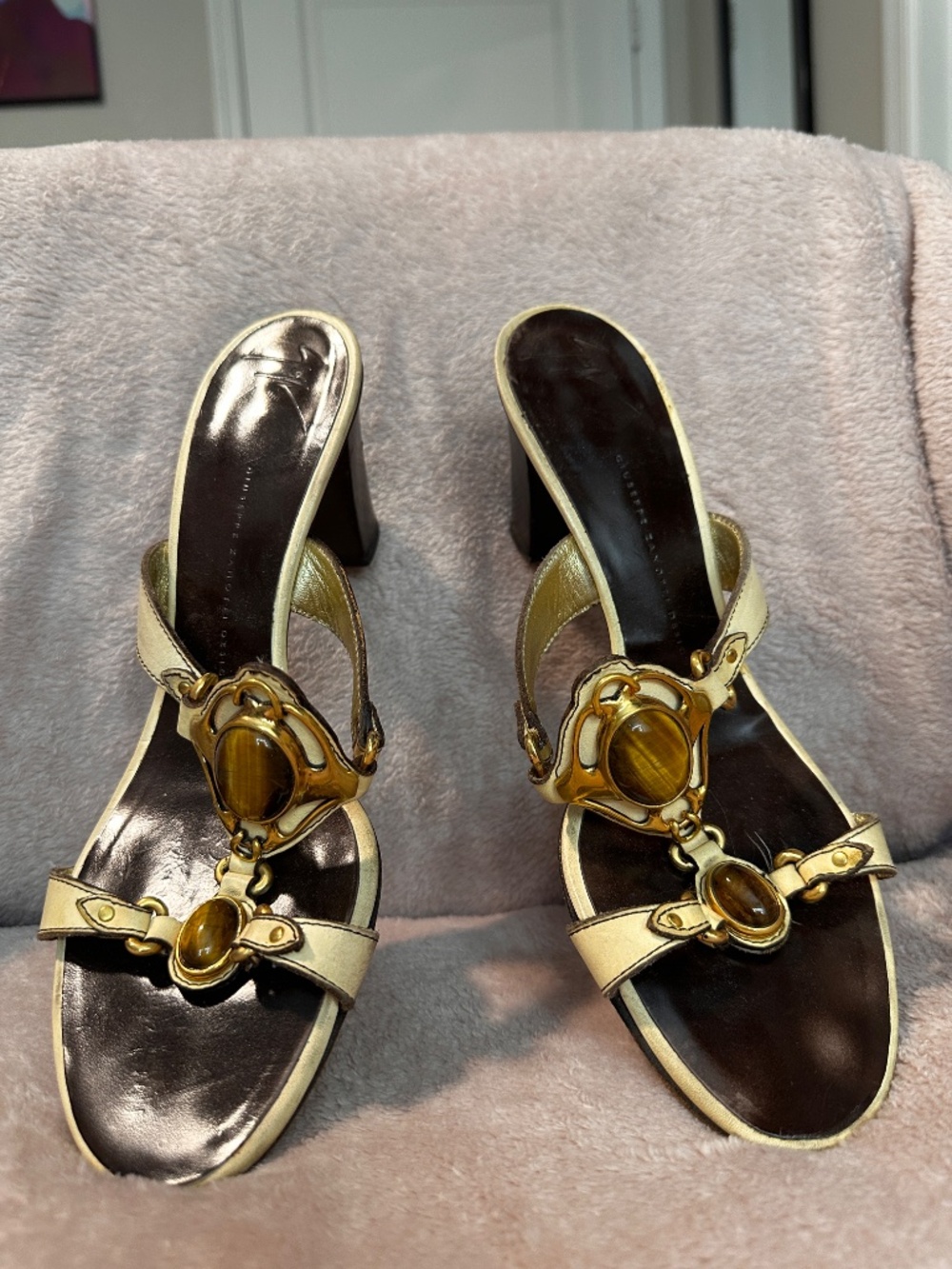 INSANE Giuseppe zanotti tigers eye heels